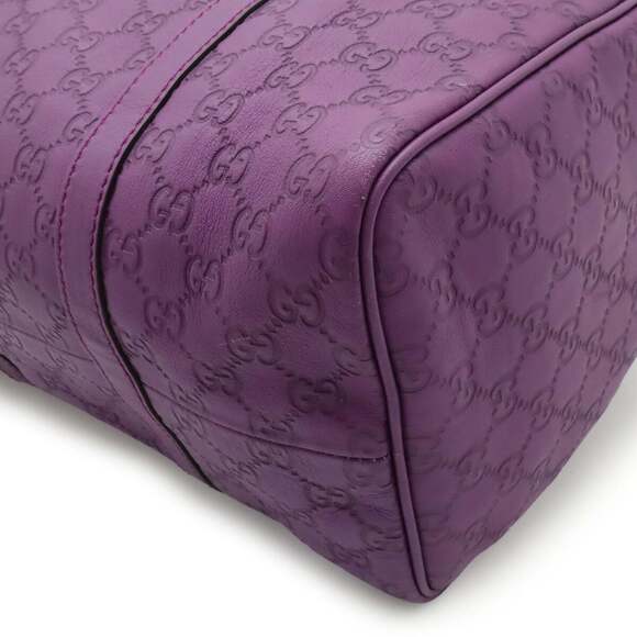 GUCCI Guccissima handbag in leather and purple, 265697 - Picture 4 of 9